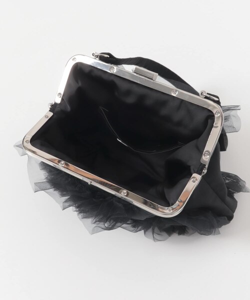 VIVIANO Jacquard Ruffle Bag viviano バック 【公式通販】