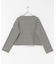 ORCIVAL　BOATNECK LONG-SLEEVE CROPPED PULLOVER