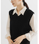 ウールカシミヤVネックニットベスト