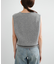 ウールカシミヤVネックニットベスト