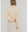 チュールレイヤードニットシャツ