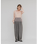 チュールレイヤードニットシャツ