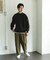 『UR TECH』ピグメントダイ裏起毛スウェット
