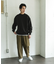 『UR TECH』ピグメントダイ裏起毛スウェット