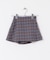 『WEB／一部店舗限定サイズ』チェックラップキュロット(KIDS)