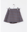 『WEB／一部店舗限定サイズ』チェックラップキュロット(KIDS)