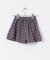 『WEB／一部店舗限定サイズ』チェックラップキュロット(KIDS)