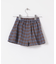『WEB／一部店舗限定サイズ』チェックラップキュロット(KIDS)