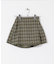 『WEB／一部店舗限定サイズ』チェックラップキュロット(KIDS)