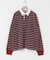 『UR TECH』ベロアボーダーラガーシャツ