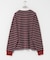 『UR TECH』ベロアボーダーラガーシャツ