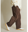 リップストップナイロンワイドスラックス