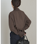 フリルカラーブラウス