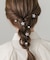 クリアフラワーパールセットヘアクリップ