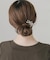 フラワーモチーフパールヘアクリップ