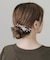 フラワーモチーフパールヘアクリップ
