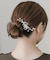 フラワーモチーフパールヘアクリップ