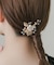 パールリーフモチーフヘアクリップ