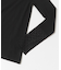 袖ドット柄切替ロングTシャツ