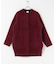 ELENDEEK　CREW-NECK RACCOON MIX WCARDIGAN