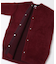 ELENDEEK　CREW-NECK RACCOON MIX WCARDIGAN