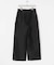 new basic　WOOL SILK WIDE PANTS