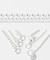 in mood　MULTI BALL CHAIN 3P necklace
