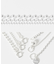 in mood　MULTI BALL CHAIN 3P necklace