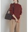 『蓄熱』ボトルネックKNITプルオーバー
