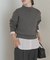 『蓄熱』ボトルネックKNITプルオーバー
