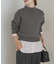 『蓄熱』ボトルネックKNITプルオーバー