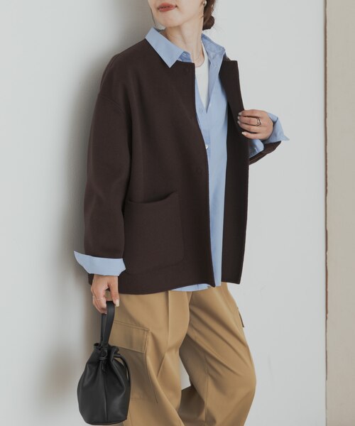 ウールリバーノーカーラミドルコート｜アーバンリサーチの通販｜&mall