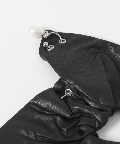 heyep F Leather Piercing Scrunchie｜アーバンリサーチの通販｜&mall