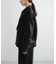 new basic　WOOL SILK BOX JACKET
