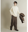 『一部WEB限定カラー』『洗濯可／毛玉防止』ストレッチモックネックニット