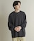 ライトワッフルクルーネックロングTシャツ