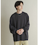 ライトワッフルクルーネックロングTシャツ