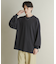 ライトワッフルクルーネックロングTシャツ