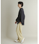 ライトワッフルクルーネックロングTシャツ