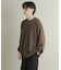 ライトワッフルクルーネックロングTシャツ
