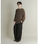 ライトワッフルクルーネックロングTシャツ
