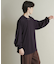 ライトワッフルクルーネックロングTシャツ