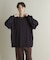 ライトワッフルクルーネックロングTシャツ