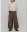 バイカラーデザインスリーブニット