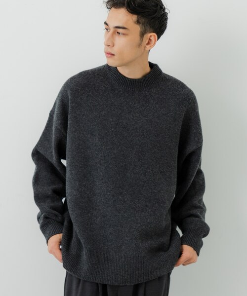 アーバンリサーチ（URBAN RESEARCH）/new basic　WOOL CASHMERE CHUNKY SWEATER new basic WOOL CASHMERE CHUNKY SWEATER｜アーバンリサーチの通販