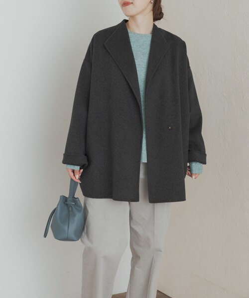 ウールリバーミドルガウンコート｜アーバンリサーチの通販｜&mall