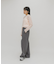 バイカラーキャミレイヤードニット