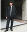 『撥水／防風』ウールブレンドラミネート 中綿ブルゾン