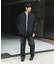 『撥水／防風』ウールブレンドラミネート 中綿ブルゾン
