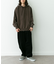 コーデュロイワイドテーパードパンツ